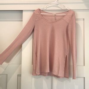 Pink Henley shirt